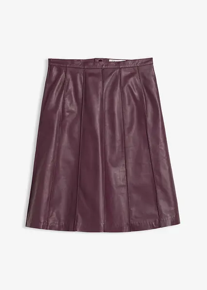 Ausgestellter Lederrock aus Lammnappa